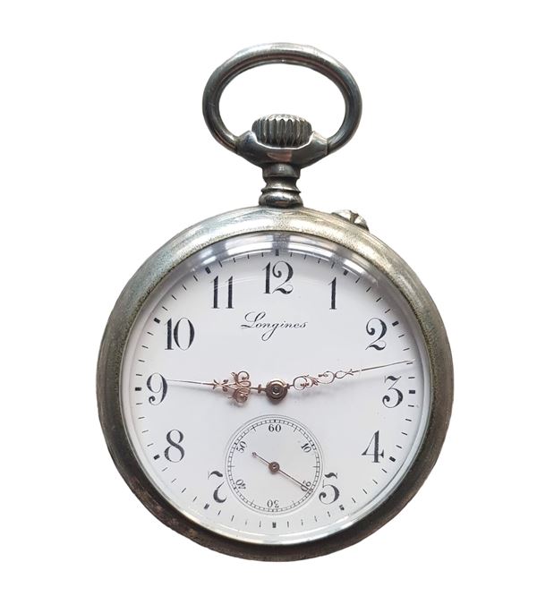 LONGINES SILVER POCKET WATCH