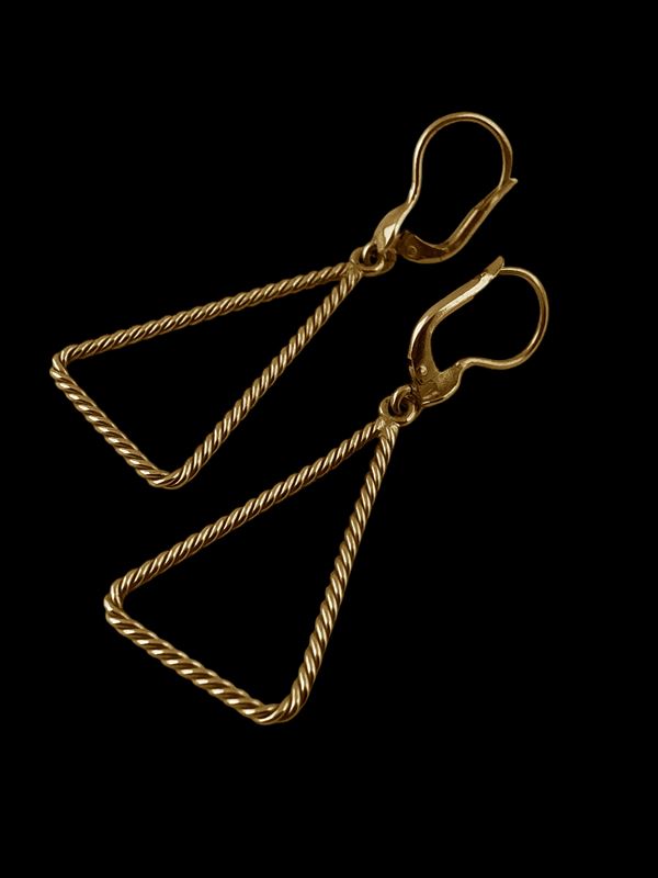 YELLOW GOLD EARRINGS