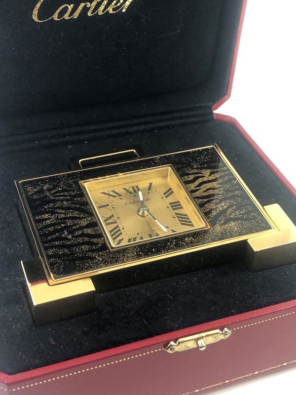 CARTIER DESK ALARM CLOCK