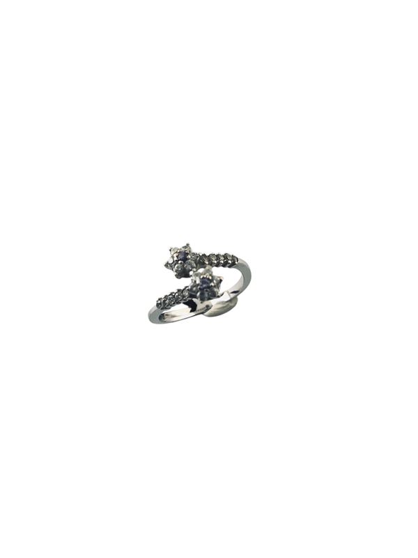 WHITE GOLD TOI ET MOI RING
