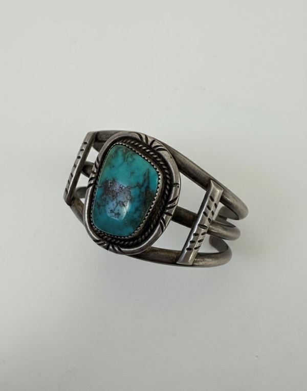 SILVER TURQUOISE BRACELET